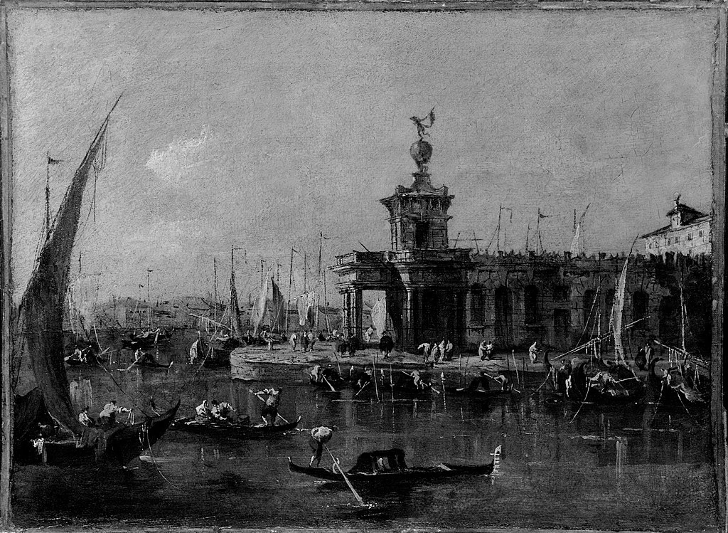 Veduta di Punta Dogana - Francine Clark Art Institute